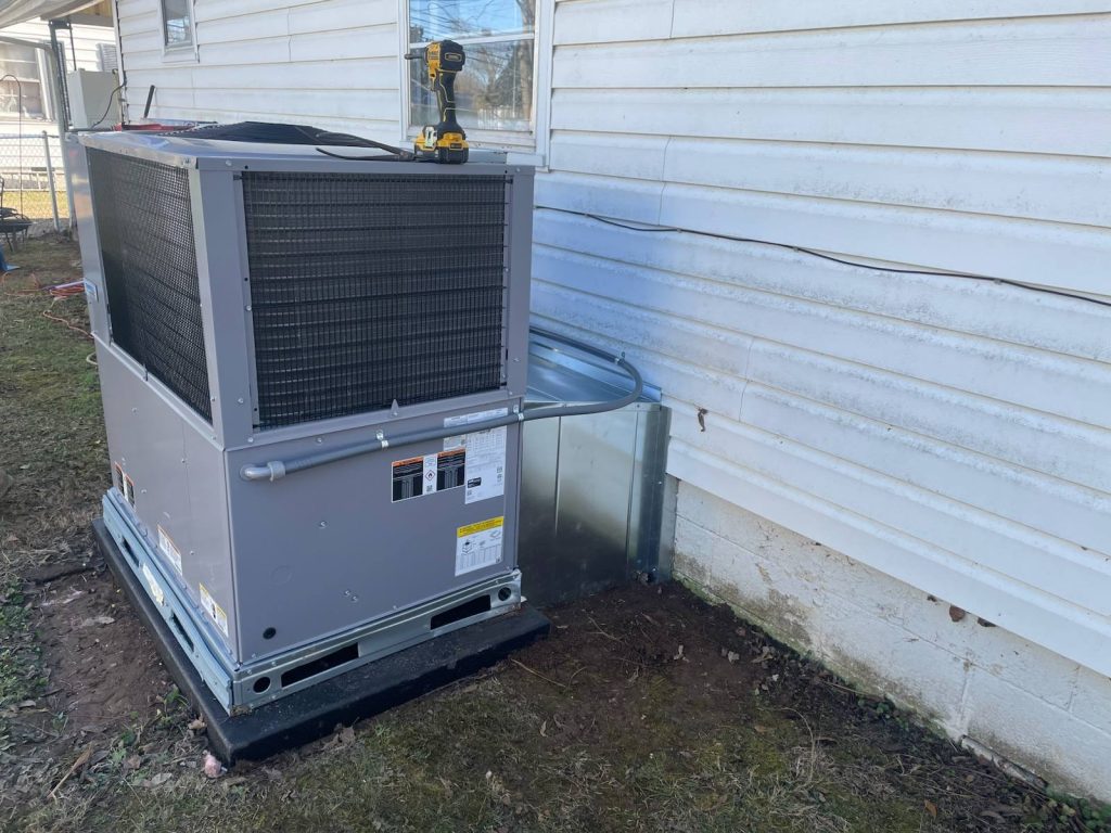residential package unit install installation in Sequatchie Valley