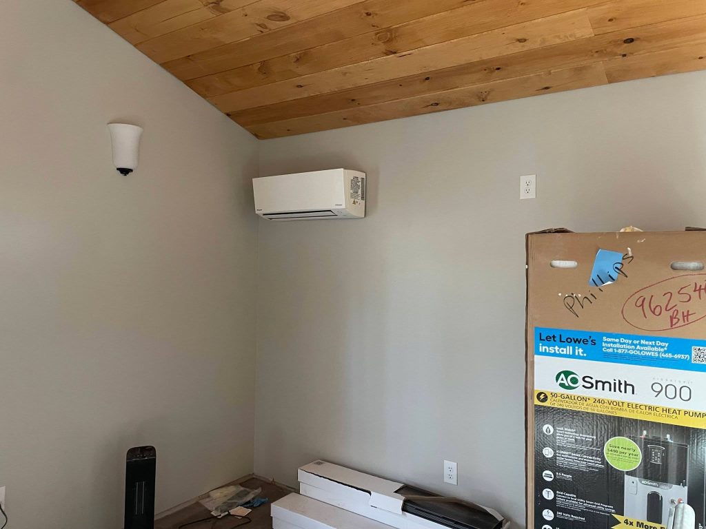 New wall-mounted mini-split indoor head in the Sequatchie Valley