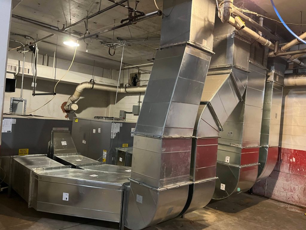 Custom commercial sheet-metal ductwork installation in the Sequatchie Valley